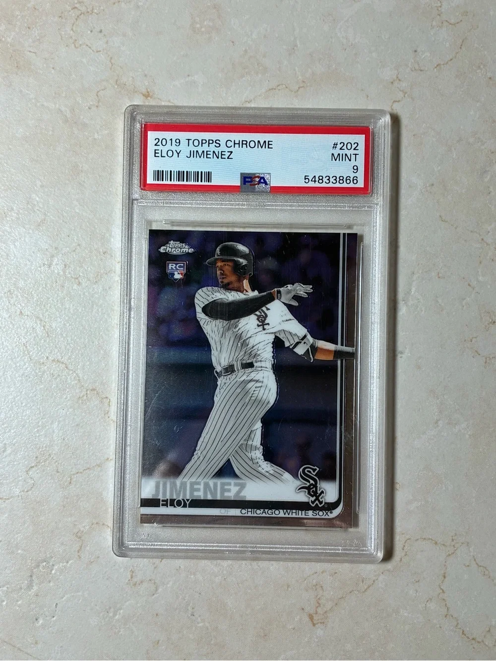 Eloy Jimenez 2019 Topps Chrome Rookie Baseball Card PSA 9